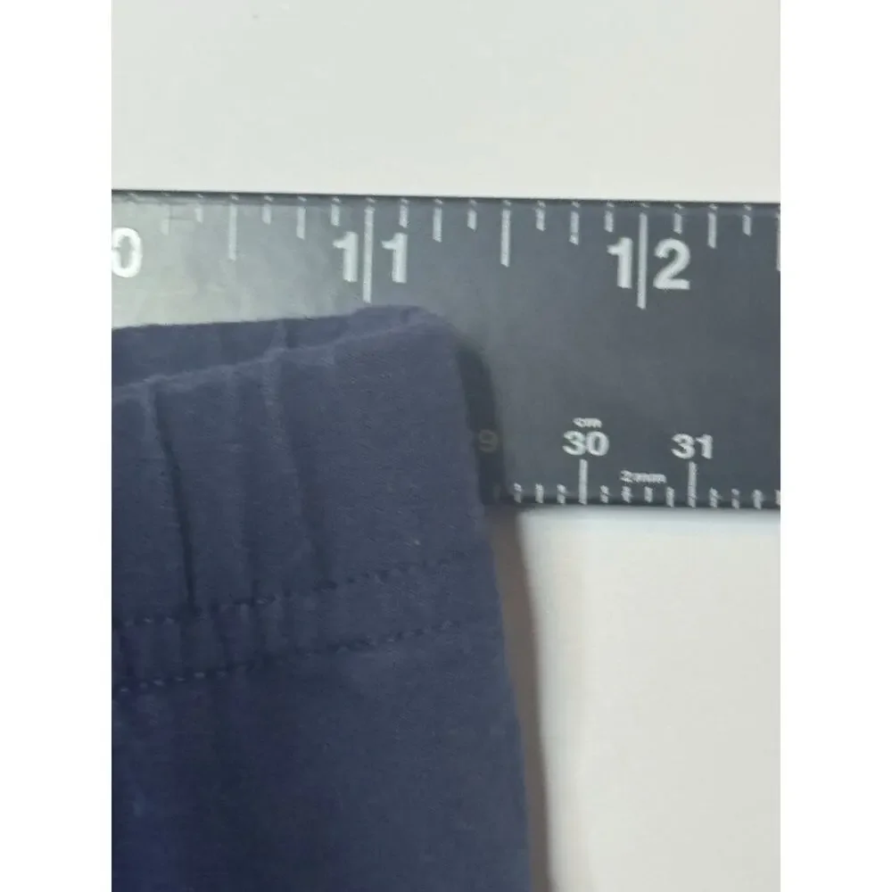 Ralph Lauren Riding Pants Girls L 12-14 Blue Knee Patch Equestrian